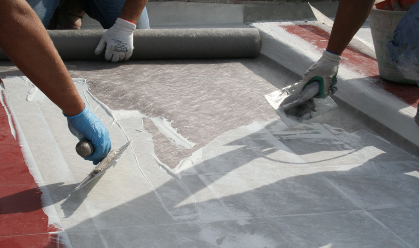 Waterproofing with Kimicover GUAINA