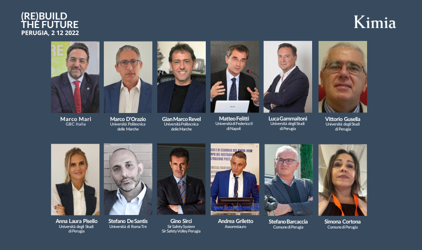 (Re)build the future - i relatori del convegno