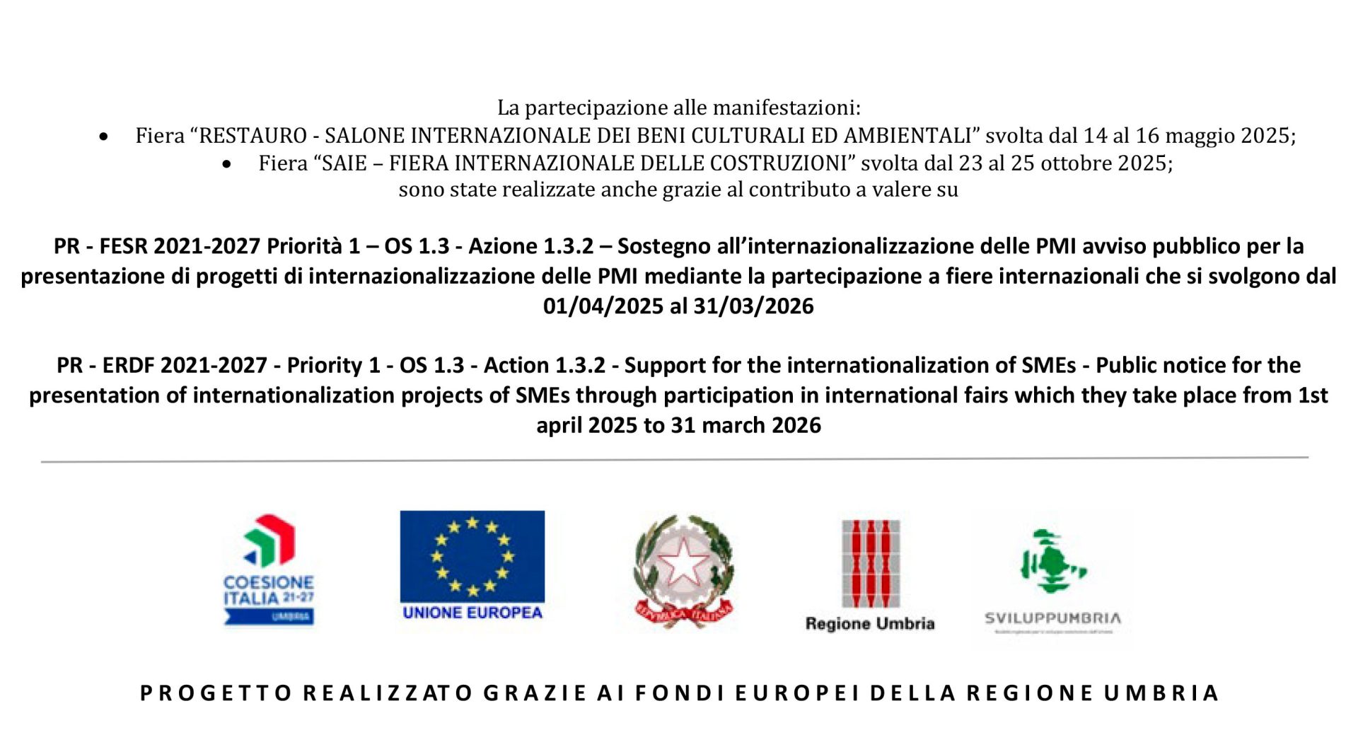 Allegato C dicitura e loghi pubblicita sito web