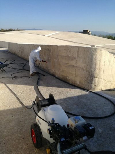 Pulitura materiali lapidei