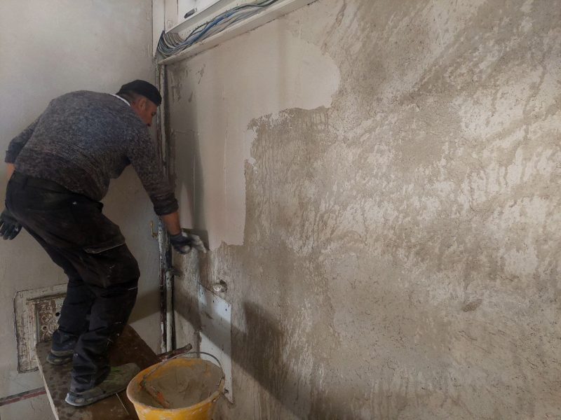 Realizzazione intonaci finitura malte esenti cemento
