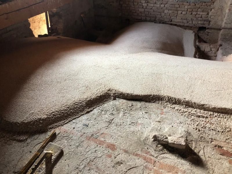 Rinforzo estradossale volte cappa cocciopesto strutturale