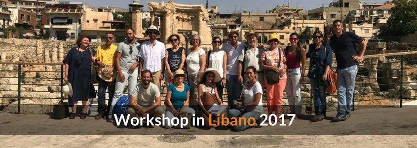 Workshop sul restauro in Libano: foto di gruppo dei partecipanti