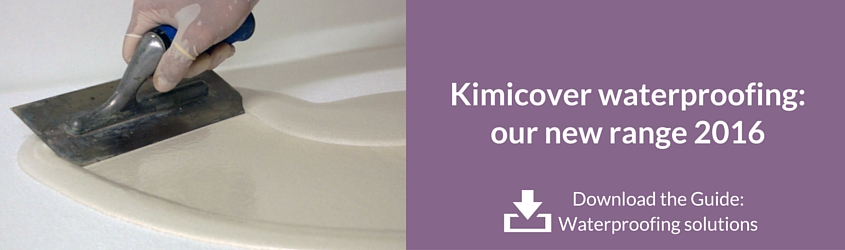 Kimicover waterproofing: our new range 2016