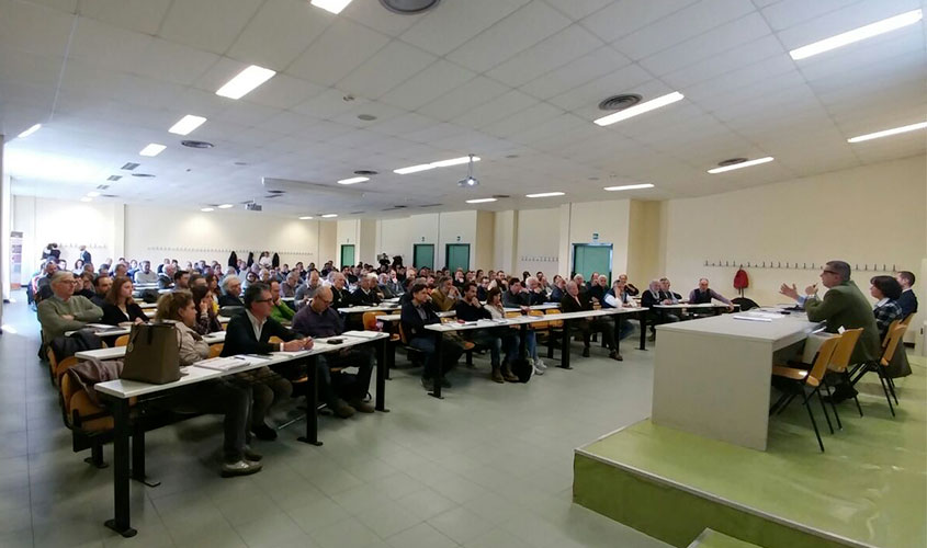 In aula al seminario di Perugia di marzo 2017
